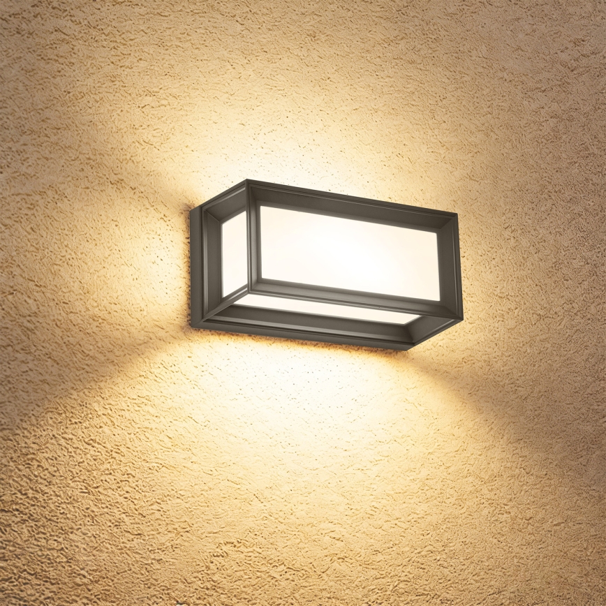 Brilagi - LED āra sienas gaismeklis ar sensoru PARKER LED/12W/230V antracīts IP44