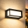 Brilagi - LED Āra sienas gaismeklis ar sensoru PARKER LED/12W/230V melns IP44