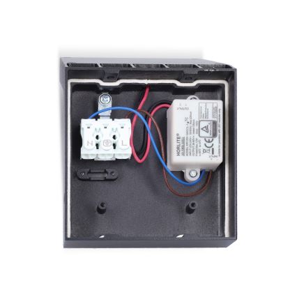 Brilagi - LED āra sienas gaismeklis ar sensoru RIANO LED/8W/230V antracīts IP65