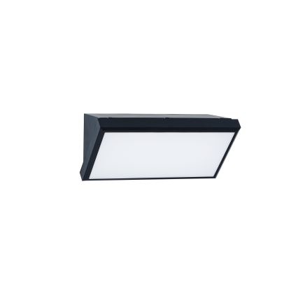Brilagi - LED āra sienas gaismeklis ar sensoru TRIANGLE LED/20W/230V melns IP65
