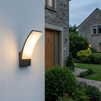 BRILAGI - LED Āra sienas gaismeklis ARCELO LED/12W/230V IP65 melns