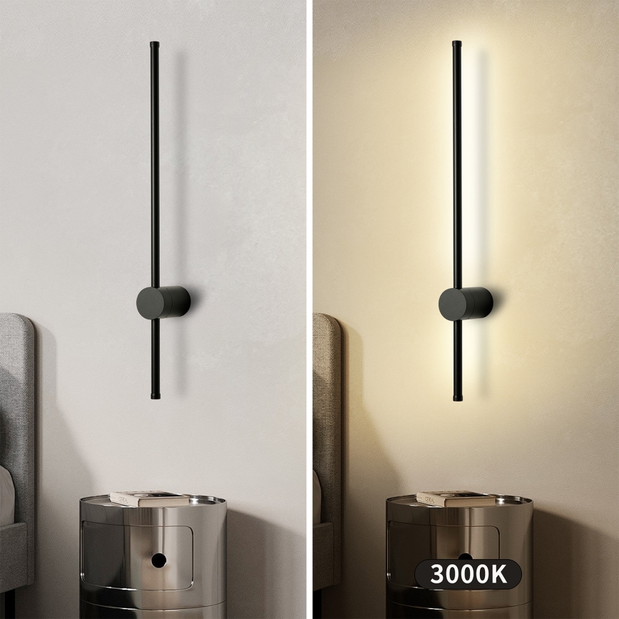 Brilagi - LED āra sienas gaismeklis AURA LED/12 W/230 V 3000 K IP54 65 cm melns