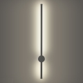 Brilagi - LED āra sienas gaismeklis AURA LED/12W/230V 4000K IP54 65 cm antracīts