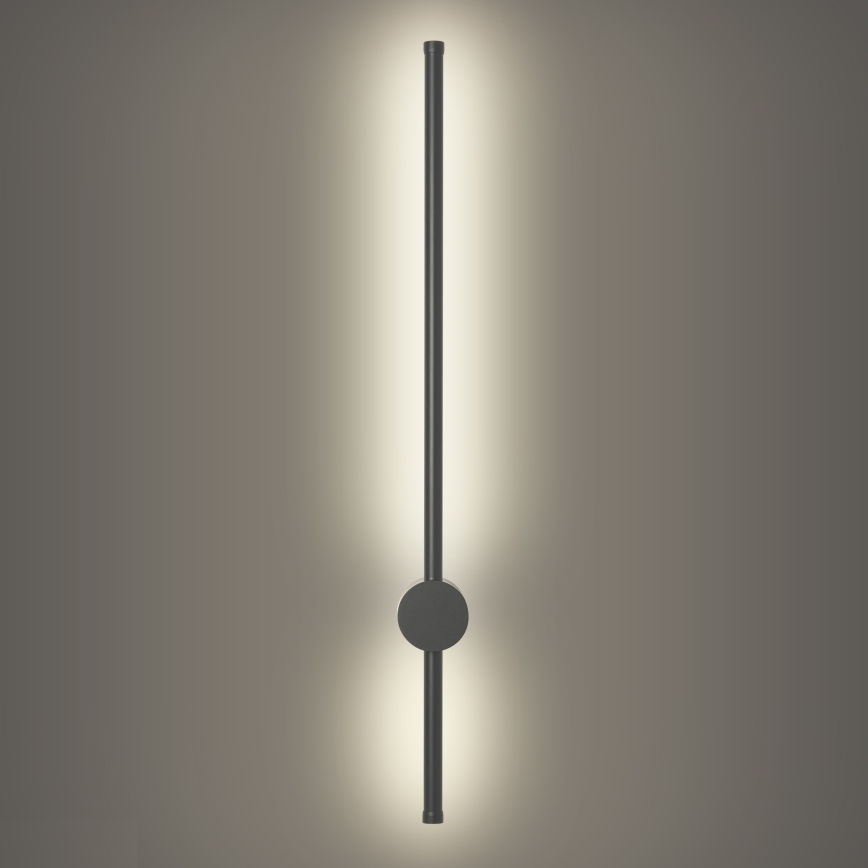 Brilagi - LED āra sienas gaismeklis AURA LED/12W/230V 4000K IP54 65 cm antracīts