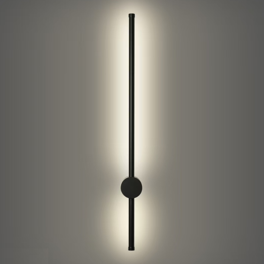 Brilagi - LED āra sienas gaismeklis AURA LED/12W/230V 4000K IP54 65 cm melna CRI 90