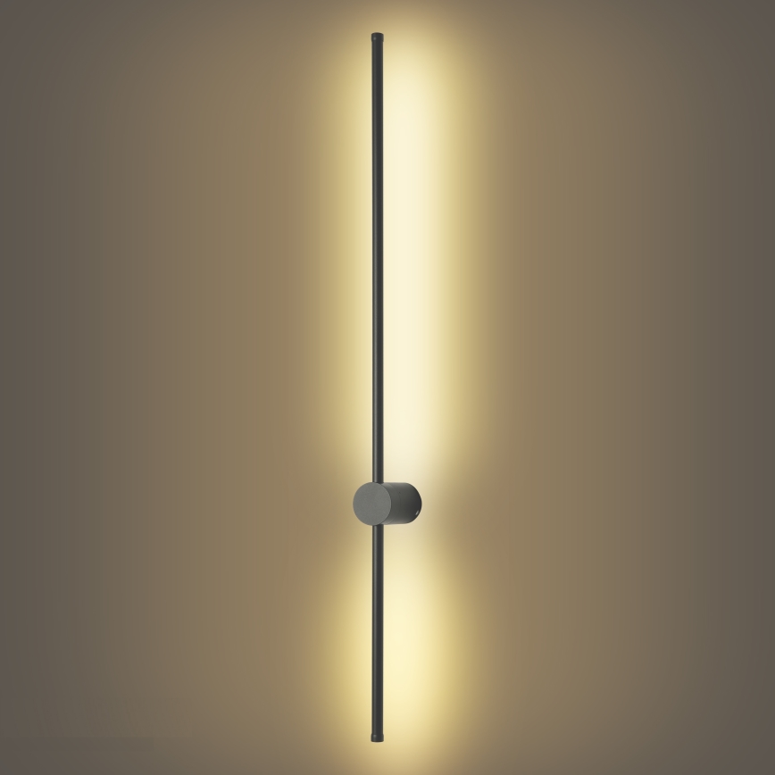 Brilagi - LED āra sienas gaismeklis AURA LED/20W/230V 3000K IP54 97 cm antracīts