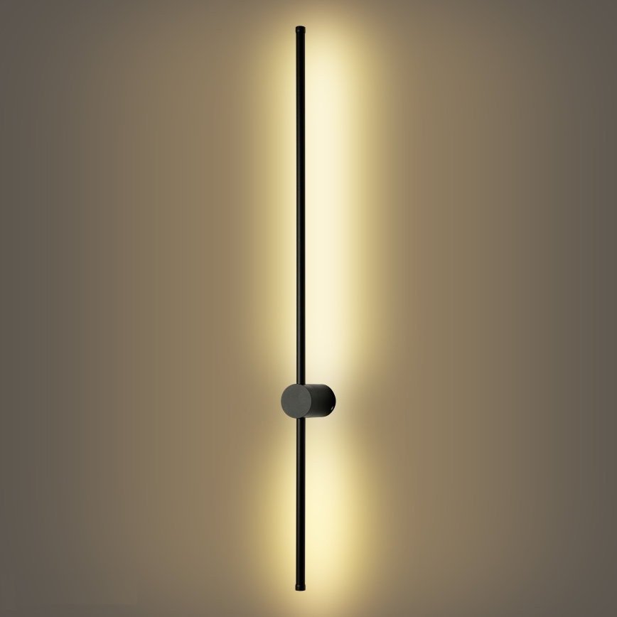 Brilagi - LED āra sienas gaismeklis AURA LED/20W/230V 3000K IP54 97 cm melns CRI 90