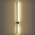 Brilagi - LED āra sienas gaismeklis AURA LED/20W/230V 3000K IP54 97 cm melns