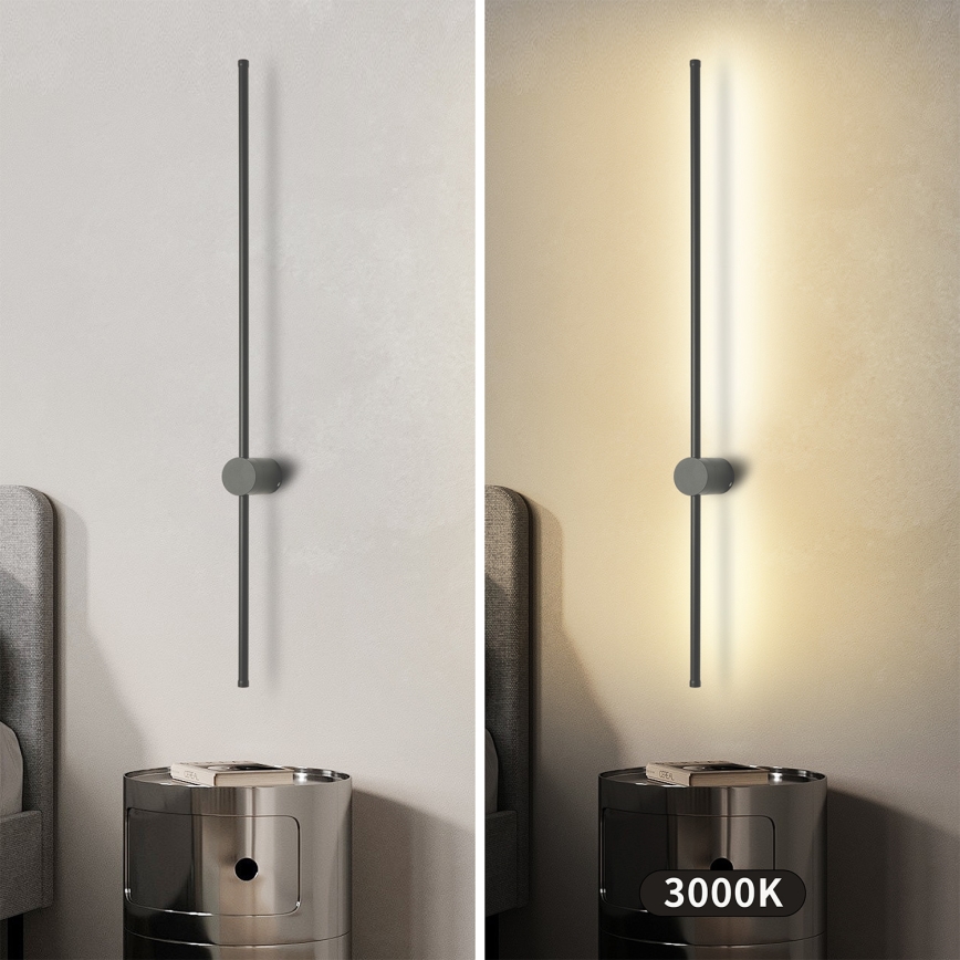 Brilagi - LED āra sienas gaismeklis AURA LED/20W/230V 3000K IP54 97 cm antracīts