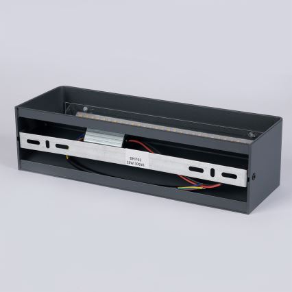 Brilagi - LED āra sienas gaismeklis DONNANI LED/12W/230V antracīts IP44