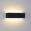 Brilagi - LED āra sienas gaismeklis DONNANI LED/12W/230V melns IP44