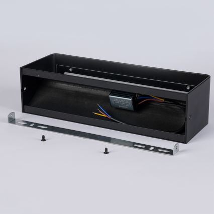 Brilagi - LED āra sienas gaismeklis DONNANI LED/12W/230V melns IP44