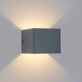 Brilagi - LED āra sienas gaismeklis DONNANI LED/5W/230V 10 cm antracīta IP44