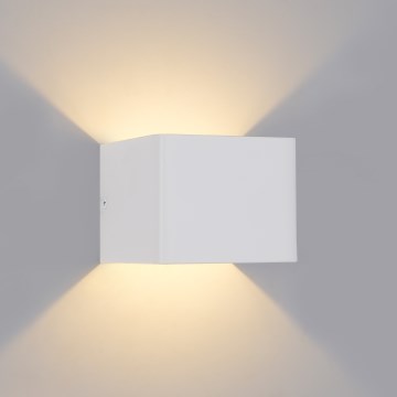 Brilagi - LED āra sienas gaismeklis DONNANI LED/5W/230V 10 cm balts IP44