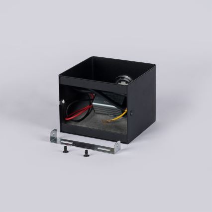 Brilagi - LED āra sienas gaismeklis DONNANI LED/5W/230V melns IP44