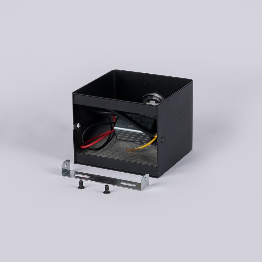 Brilagi - LED āra sienas gaismeklis DONNANI LED/5W/230V melns IP44