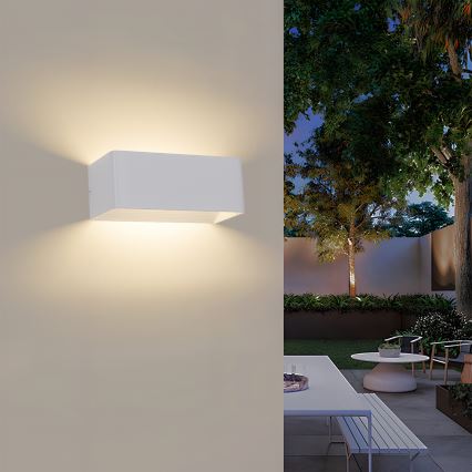 Brilagi - LED āra sienas gaismeklis DONNANI LED/7W/230V balts IP44