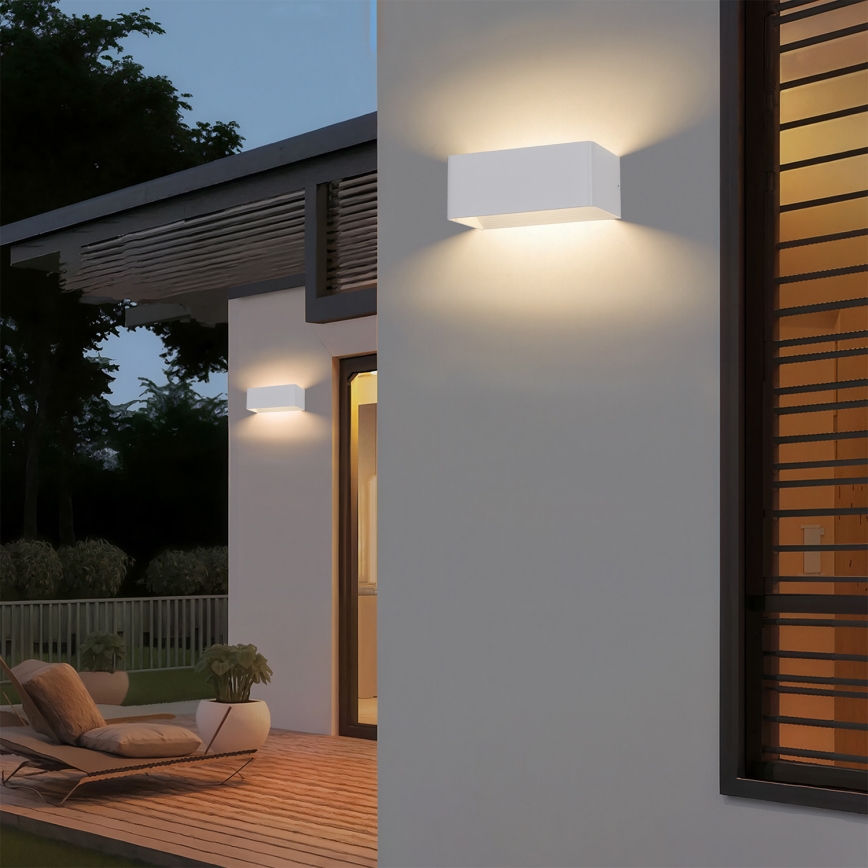 Brilagi - LED āra sienas gaismeklis DONNANI LED/7W/230V balts IP44