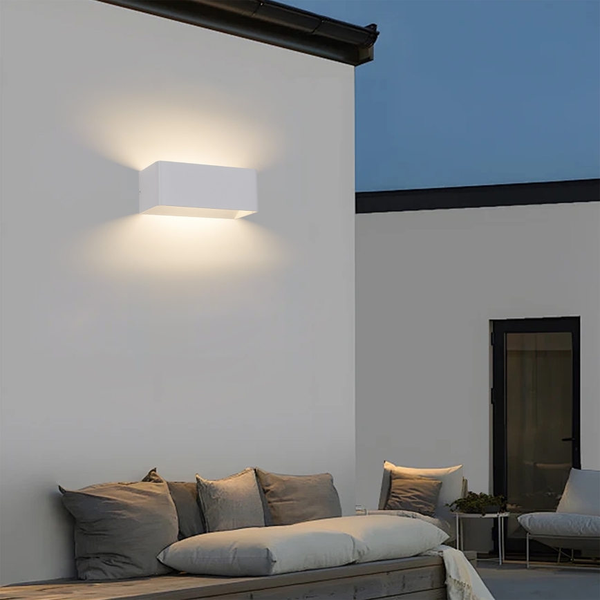 Brilagi - LED āra sienas gaismeklis DONNANI LED/7W/230V balts IP44