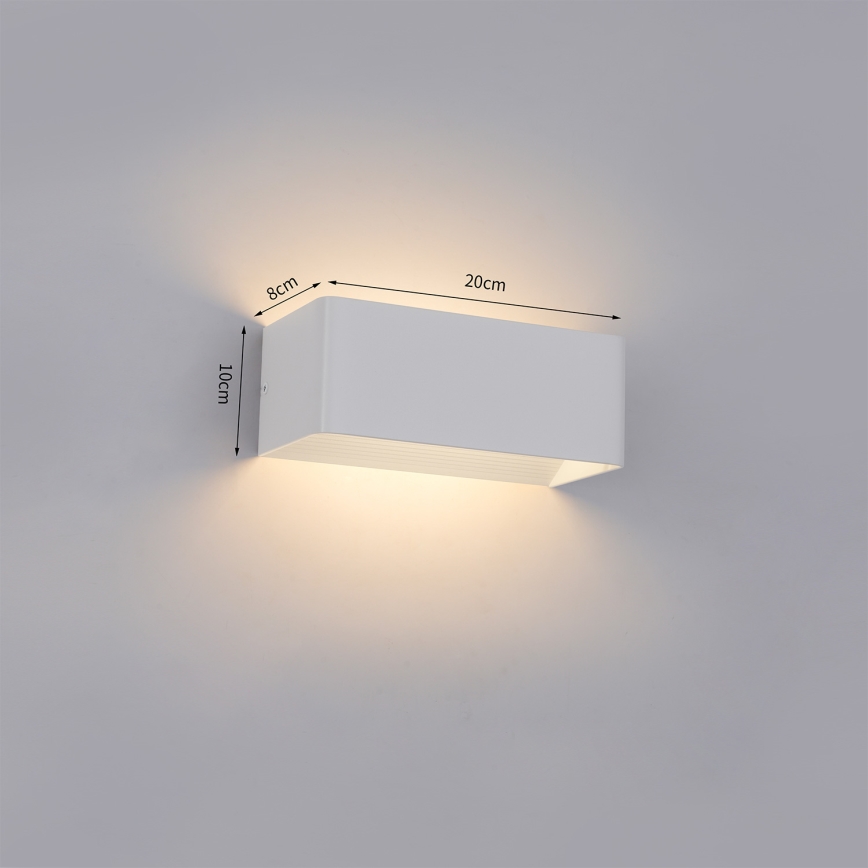 Brilagi - LED āra sienas gaismeklis DONNANI LED/7W/230V balts IP44