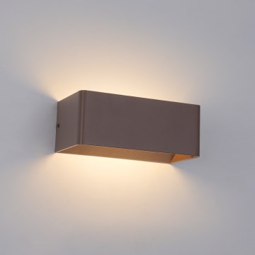 Brilagi - LED āra sienas gaismeklis DONNANI LED/7W/230V brūns IP44