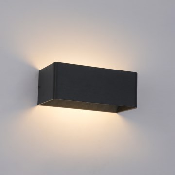 Brilagi - LED āra sienas gaismeklis DONNANI LED/7W/230V, melns, IP44