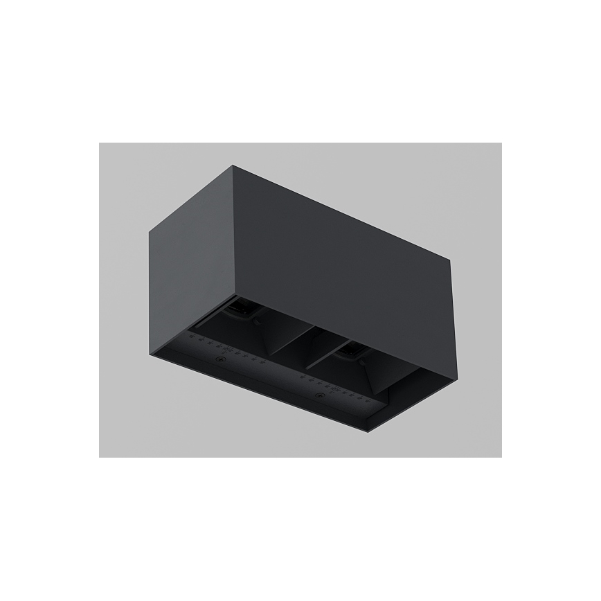 Brilagi - LED āra sienas gaismeklis DOUBLE CUBE LED/12W/230V antracīts IP65
