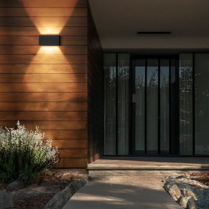 Brilagi - LED āra sienas gaismeklis DOUBLE CUBE LED/12W/230V antracīts IP65