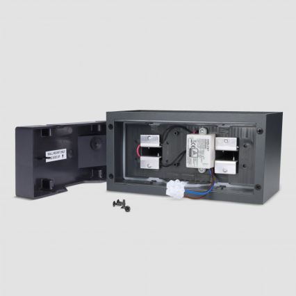 Brilagi - LED āra sienas gaismeklis DOUBLE CUBE LED/12W/230V antracīts IP65