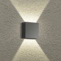 Brilagi - LED āra sienas gaismeklis DOUBLERAY LED/4W/230V antracīts IP65