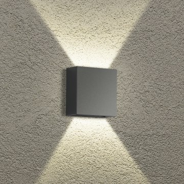 Brilagi - LED āra sienas gaismeklis DOUBLERAY LED/4W/230V antracīts IP65