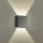 Brilagi - LED āra sienas gaismeklis DOUBLERAY LED/4W/230V antracīts IP65