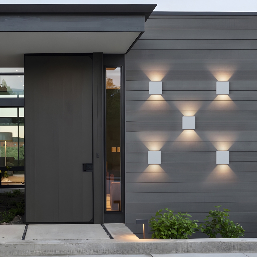 Brilagi - LED āra sienas gaismeklis DOUBLERAY LED/6W/230V balts IP54