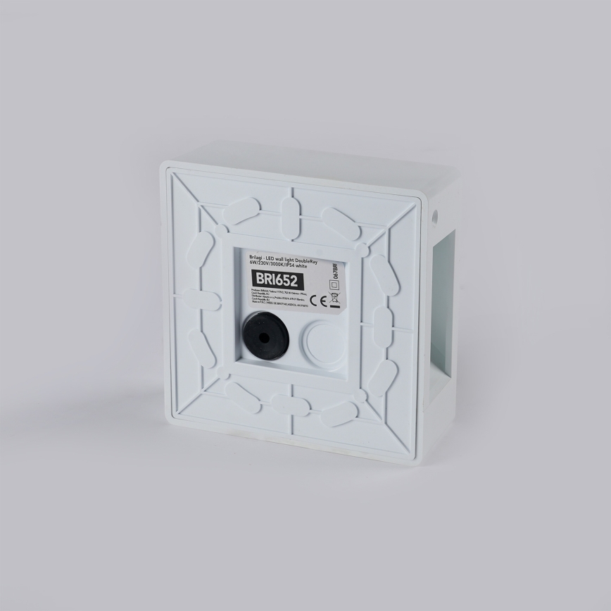 Brilagi - LED āra sienas gaismeklis DOUBLERAY LED/6W/230V balts IP54