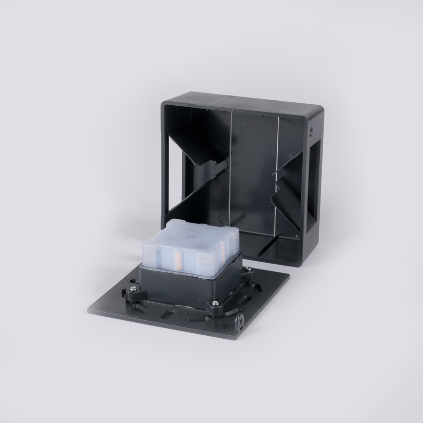 Brilagi - LED āra sienas gaismeklis DOUBLERAY LINE LED/6W/230V antracīts IP54