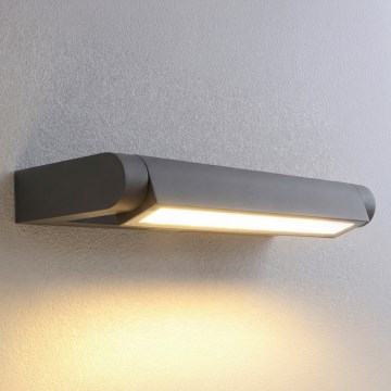 BRILAGI - LED āra sienas gaismeklis fasādei SALERNO LED/12W/230V 35,5 cm antracīts IP65