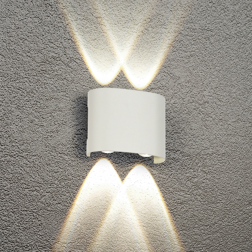 Brilagi - LED āra sienas gaismeklis FLAREBOX LED/4W/230V balts IP65