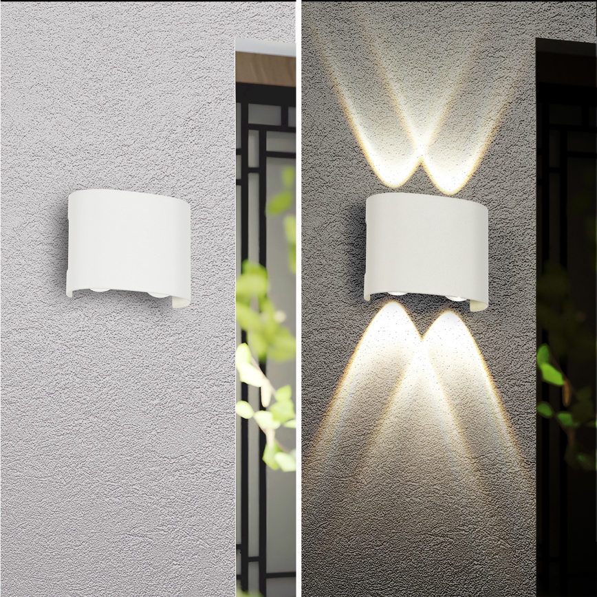 Brilagi - LED āra sienas gaismeklis FLAREBOX LED/4W/230V balts IP65