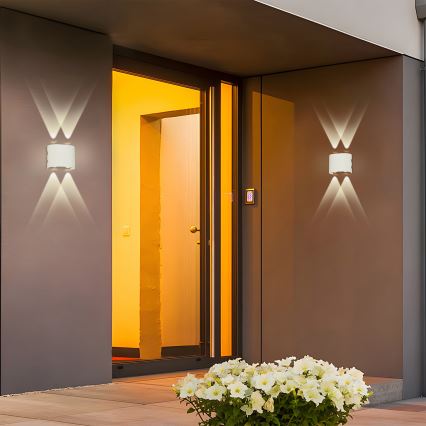 Brilagi - LED āra sienas gaismeklis FLAREBOX LED/4W/230V balts IP65