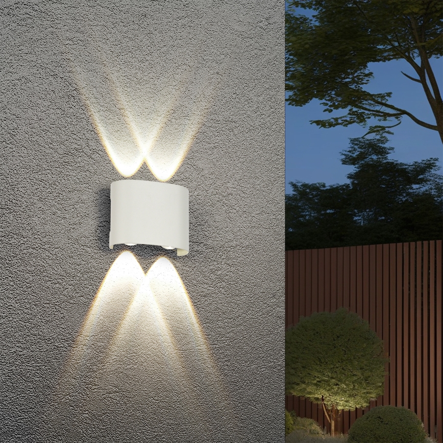 Brilagi - LED āra sienas gaismeklis FLAREBOX LED/4W/230V balts IP65