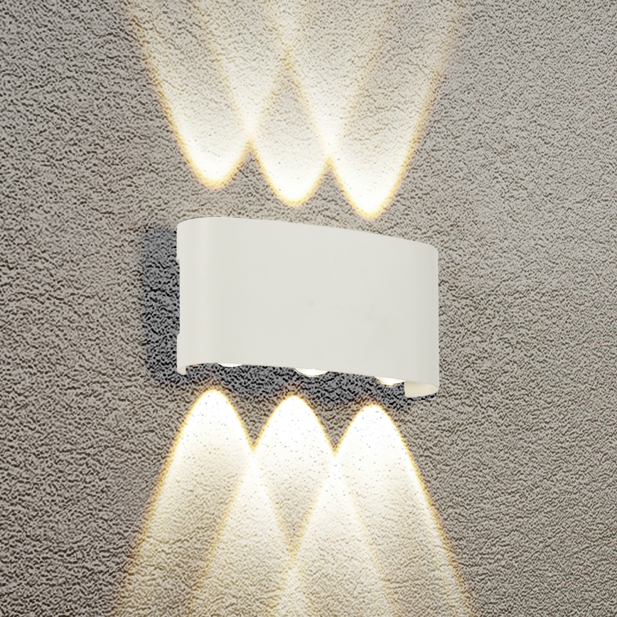 Brilagi - LED āra sienas gaismeklis FLAREBOX LED/6W/230V balts IP65