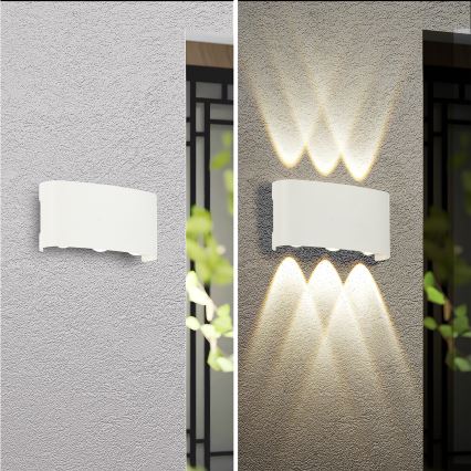 Brilagi - LED āra sienas gaismeklis FLAREBOX LED/6W/230V balts IP65