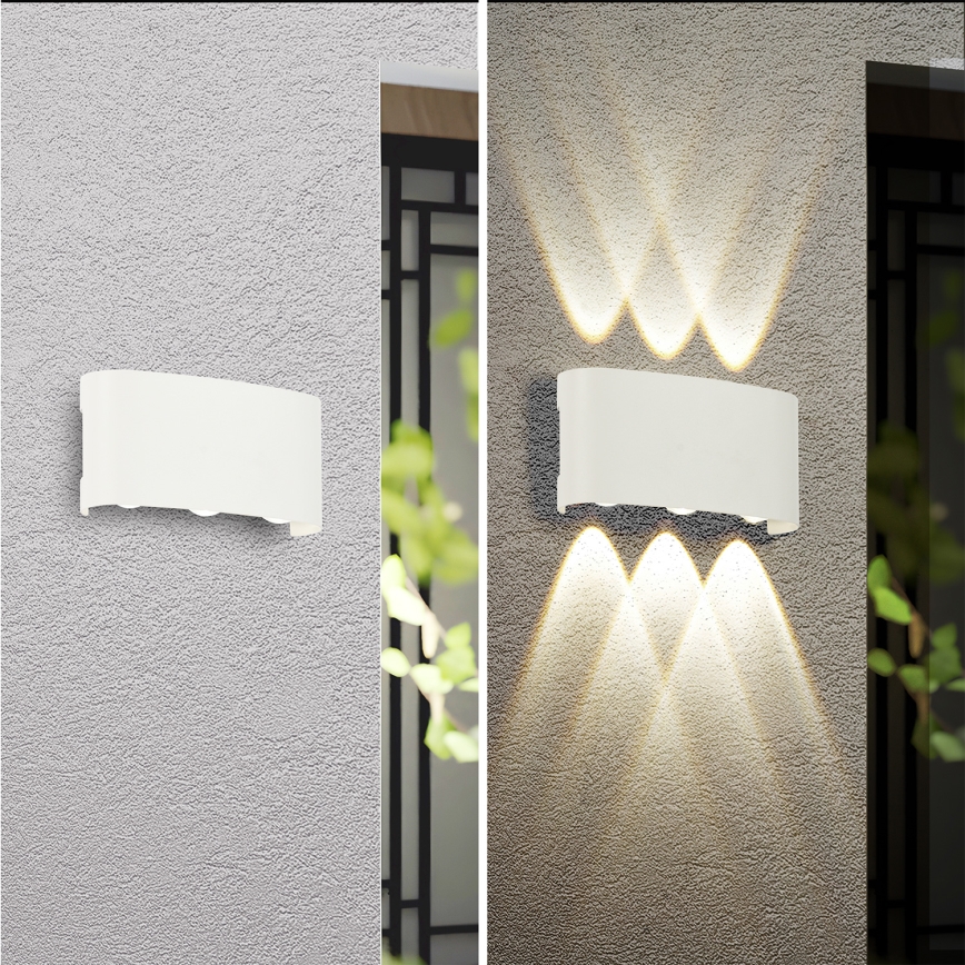Brilagi - LED āra sienas gaismeklis FLAREBOX LED/6W/230V balts IP65