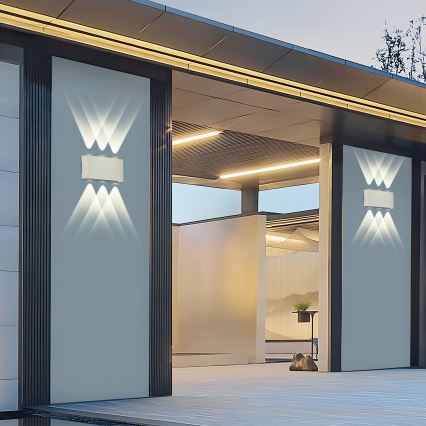 Brilagi - LED āra sienas gaismeklis FLAREBOX LED/6W/230V balts IP65