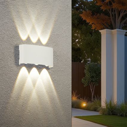 Brilagi - LED āra sienas gaismeklis FLAREBOX LED/6W/230V balts IP65