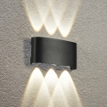 Brilagi - LED āra sienas gaismeklis FLAREBOX LED/6W/230V melns IP65