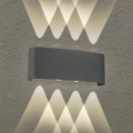 Brilagi - LED āra sienas gaismeklis FLAREBOX LED/8W/230V antracīts IP65