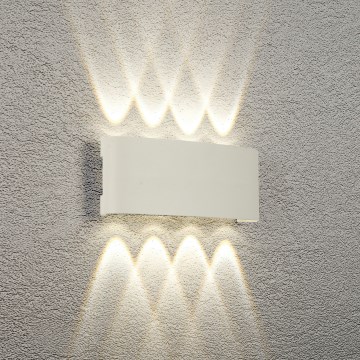 Brilagi - LED āra sienas gaismeklis FLAREBOX LED/8W/230V balts IP65