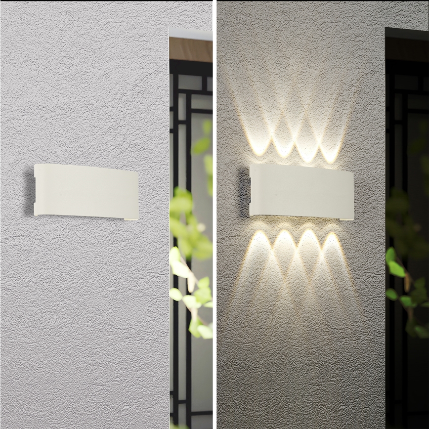 Brilagi - LED āra sienas gaismeklis FLAREBOX LED/8W/230V balts IP65