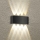 Brilagi - LED āra sienas gaismeklis FLAREBOX LED/8W/230V melns IP65